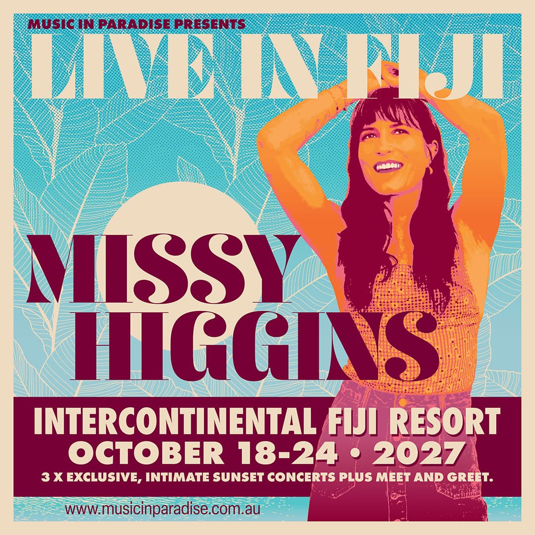 Missy Higgins in Fiji 2027 event poster