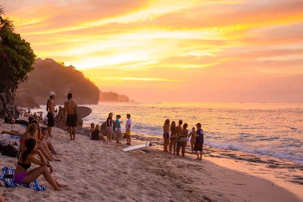 Bingin Pink Sunset Beach