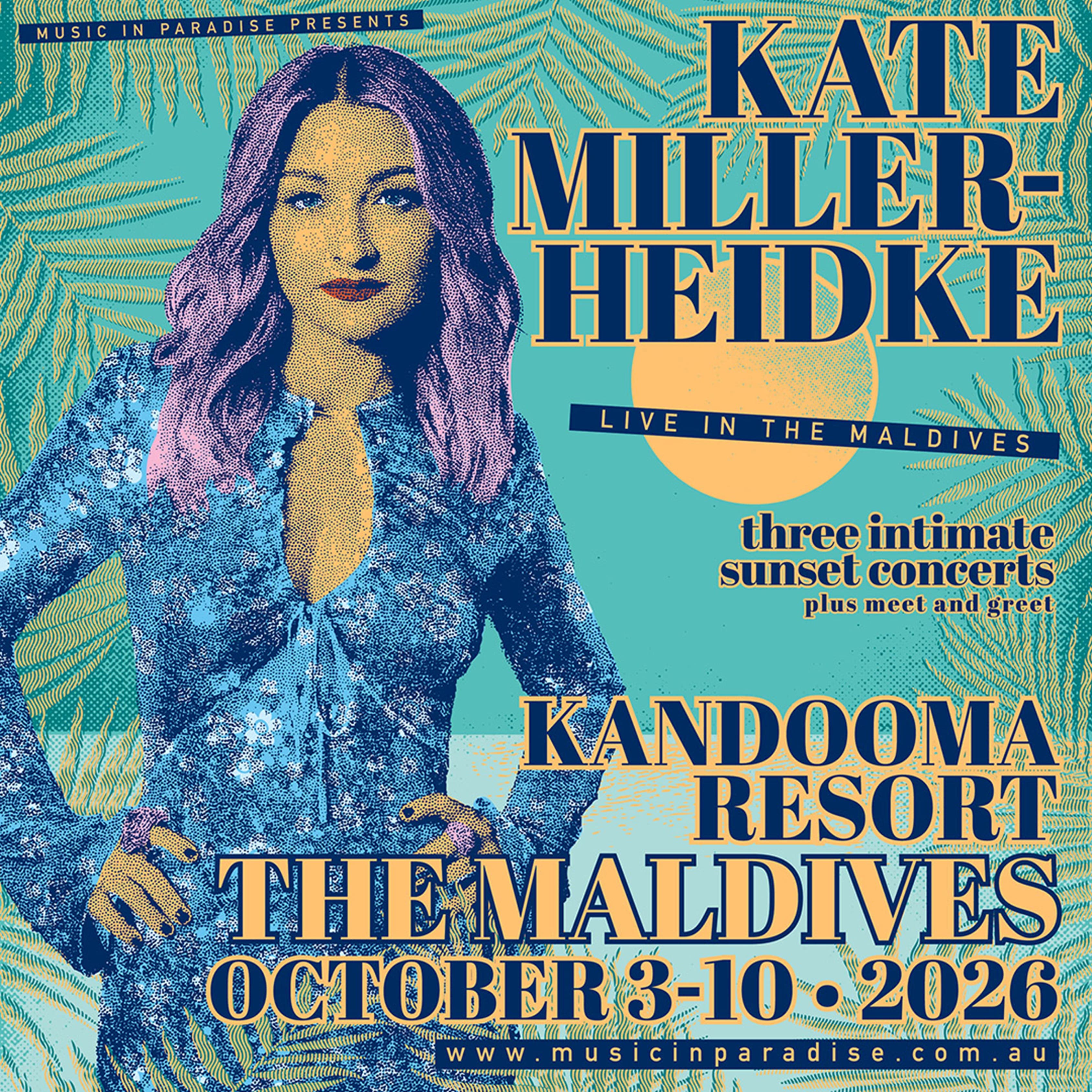 Kate Miller-Heidke Maldives 2026